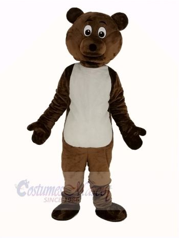 Dark Brown Bear Mascot Costume Animal