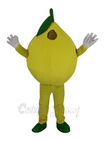 Yellow Lemon Mascot Costume Fruit