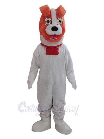 White Dog Mascot Costume Animal