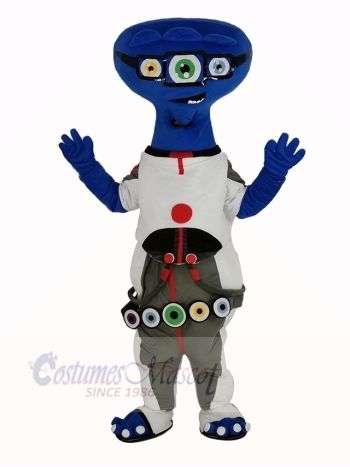 Three Eyed Alien Mascot Costume