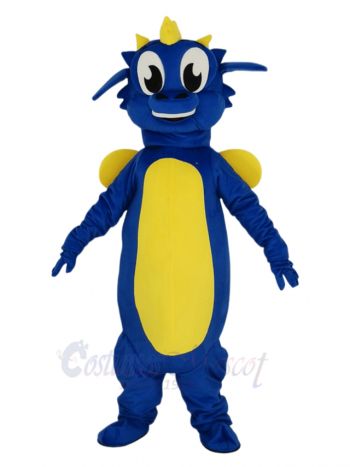 Cute Blue Dragon Mascot Costume Animal