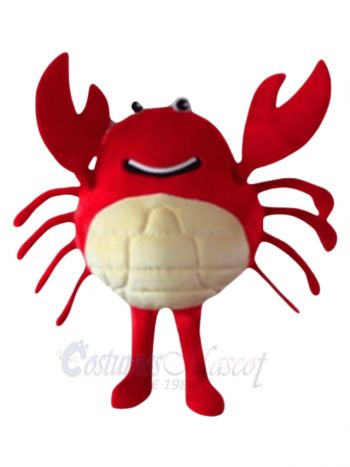 Red Crab Mascot Costume Ocean