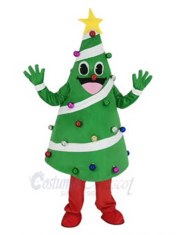 Christmas Xmas Tree Mascot Costume