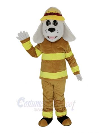 Cool Sparky the Fire Dog Mascot Costume Animal