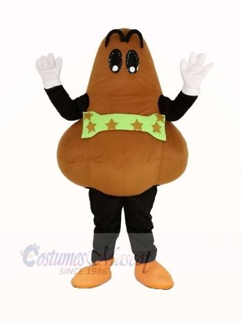 Brown Nose Mascot Costume