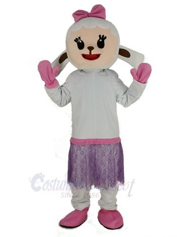 Cute Sheep Mascot Costume Animal Cartoon