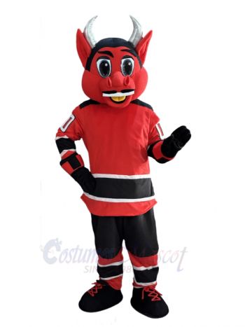 Cool New Jersey Devil Mascot Costume