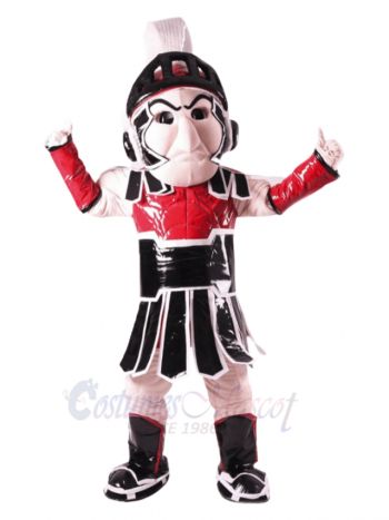 Cool Red Spartan Trojan Knight Sparty Mascot Costume