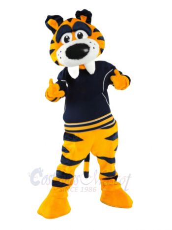 Sabretooth Sabre-toothed Tiger Mascot Costume