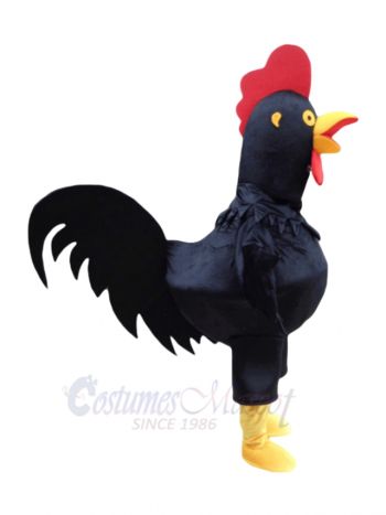 Black Cock Rooster Mascot Costumes