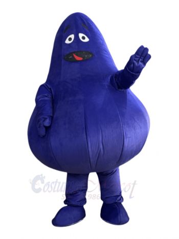 Purple Grimace Mascot Costume