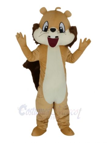 Cute Brown Squirrel Mascot Costume Animal