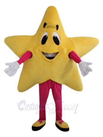 Yellow Twinkle Star Mascot Costumes