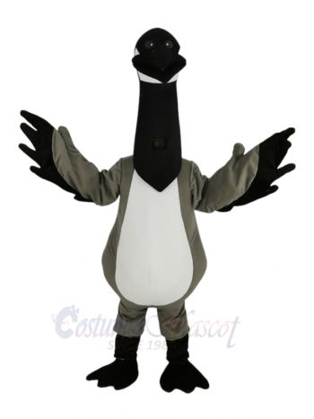 Black Head Canada Goose Mascot Costume Animal