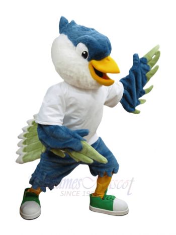 Royal Blue Head Bird Mascot Costumes