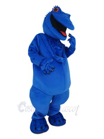 Blue Lizard Mascot Costume Animal