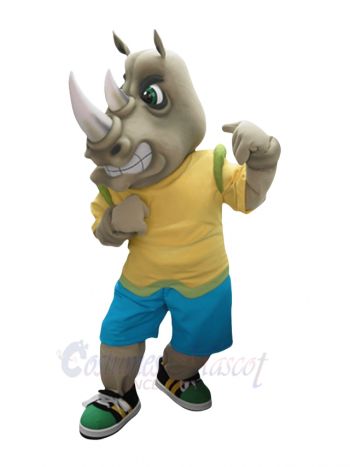 Fierce Rhino Mascot Costumes