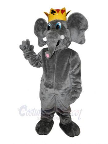 Grey Elephant Mascot Costumes