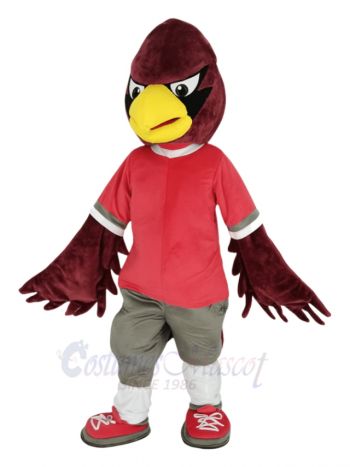 Cool Red Eagle Bird Mascot Costume Animal