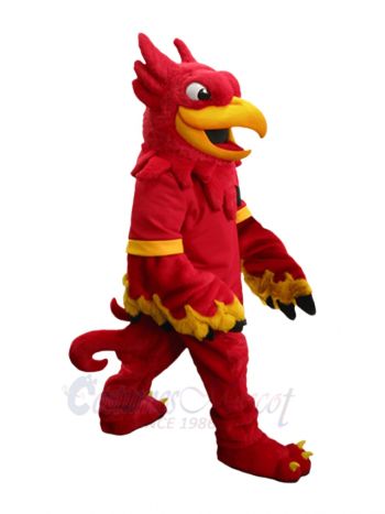 Funny Red Eagle Gryphon Bird Mascot Costumes