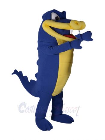 Cute Royal Blue Alligator Mascot Costumes