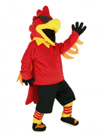 Happy Rock Rooster Mascot Costume Animal