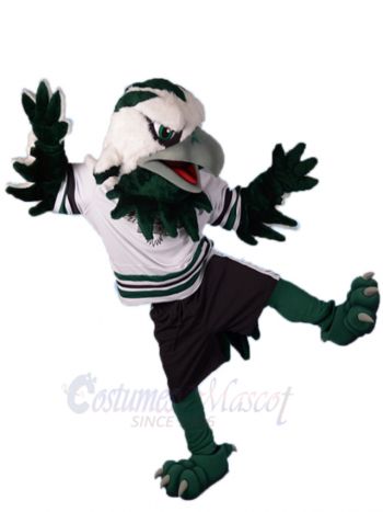 Green Eagle Falcon Mascot Costumes