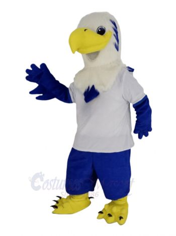 White Head Falcon Bird Mascot Costume Animal