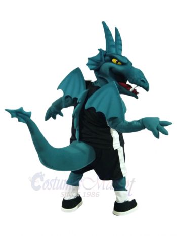 Green and Orange Dragon Mascot Costumes