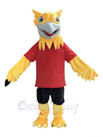 Yellow Gryphon Griffin Bird Mascot Costume Animal