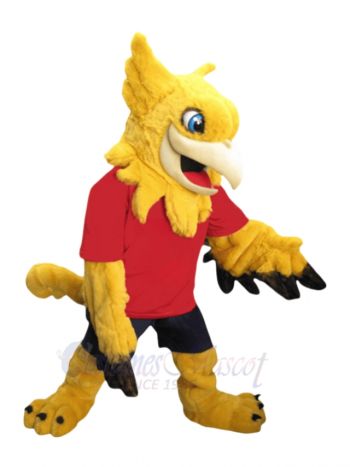 Yellow Gryphon Griffin Mascot Costumes