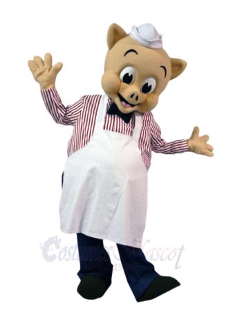 Cute Chef Pig Piggly Mascot Costumes