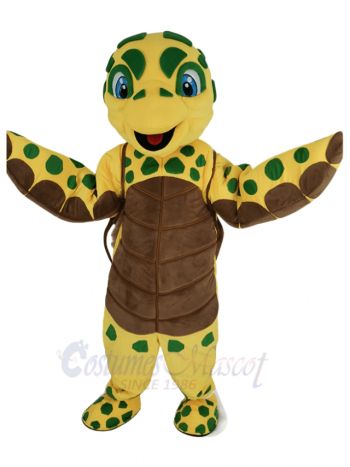 Happy Sea Turtle Mascot Costume Animal