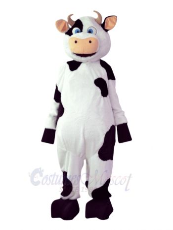 Cow Mascot Costume Cartoon