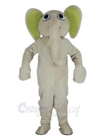 Cute Grey Elephant Mascot Costume Animal