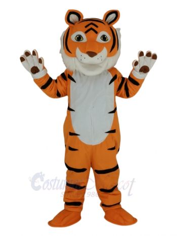 Happy Tiger Mascot Costume Animal