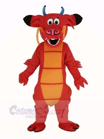 Red Legendary Dragon Mascot Costume Animal