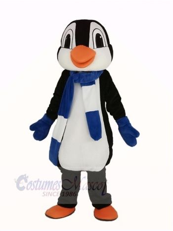 Penguin with Scarf Mascot Costume Animal