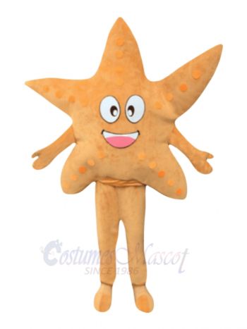 Yellow Starfish Mascot Costumes