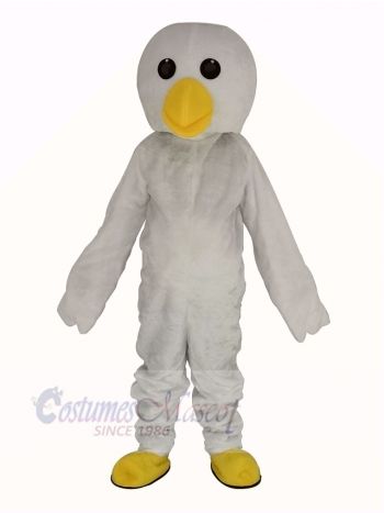 White Chick Mascot Costume Animal