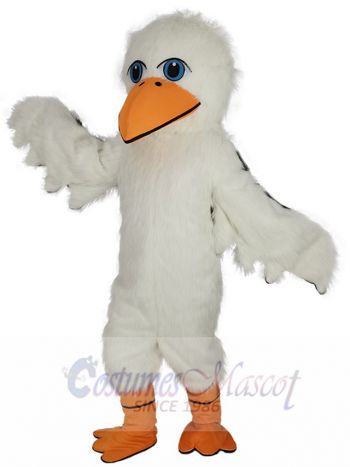 White Seagull Bird Mascot Costume Animal