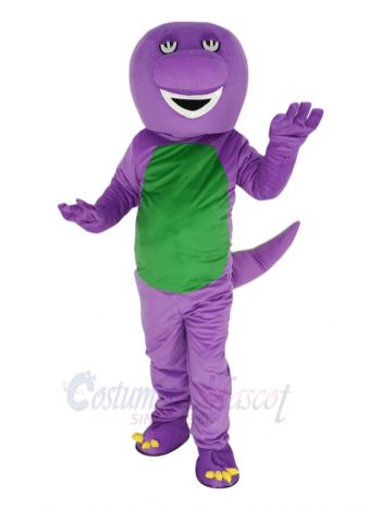 Lovely Purple Dinosaur Mascot Costume Animal