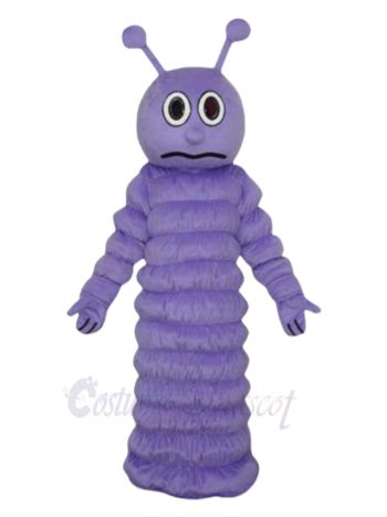 Little Purple Bug Worm Mascot Costumes