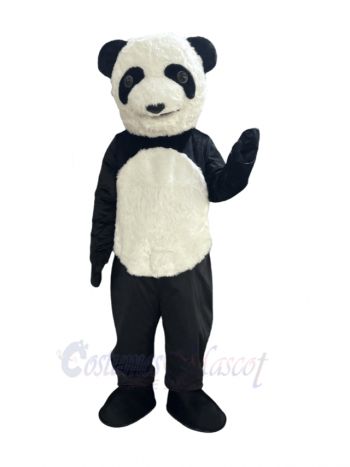 Funny Long-haired Panda Mascot Costume