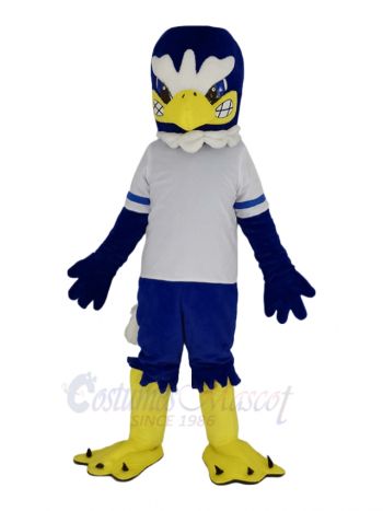 Fierce Blue Eagle Mascot Costume Animal