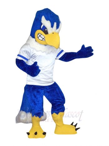 Royal Blue Falcon Eagle Mascot Costumes