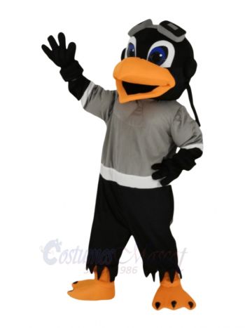 Cute Skyhawk Bird Mascot Costume Animal