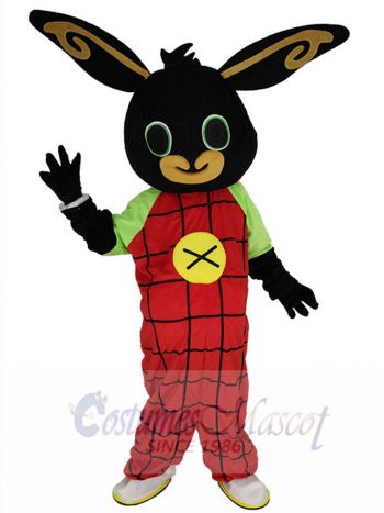 Black Bunny Rabbit Mascot Costume Animal