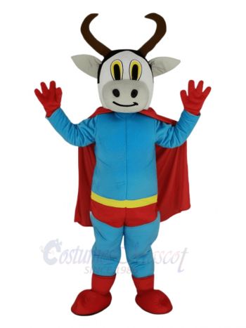 Super Cow Cattle Mascot Costume Animal