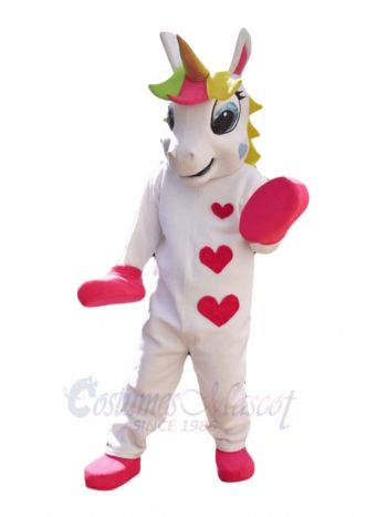 White Unicorn Mascot Costumes